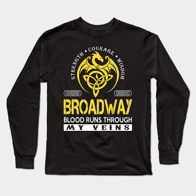 BROADWAY Long Sleeve T-Shirt by isaiaserwin